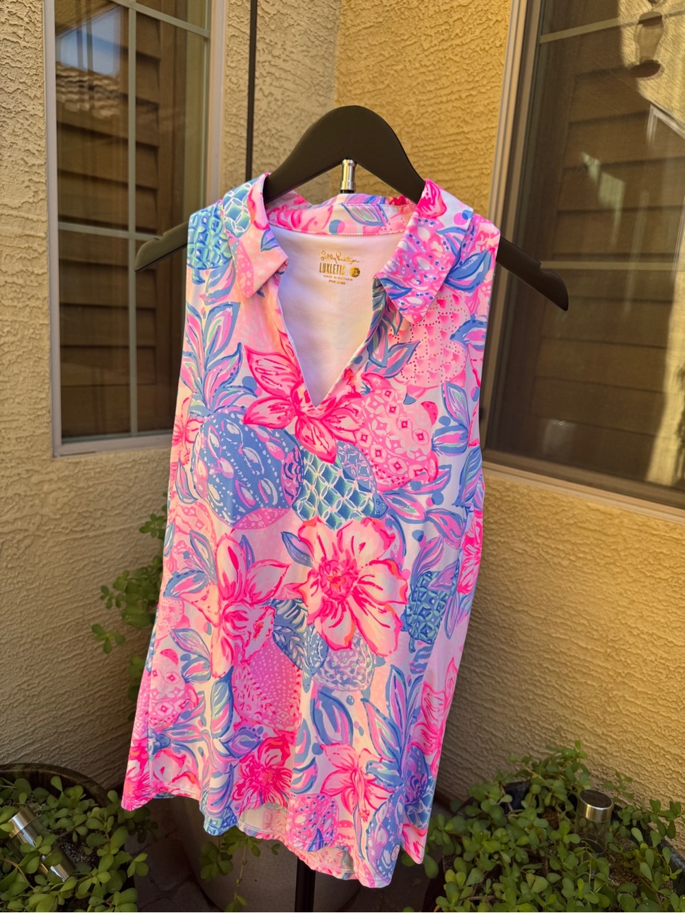 Lilly Pulitzer Luxletic Lakelyn Bra Polo